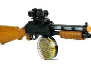 Machine Gun Weapon AK 868-1 Shines & Plays 60 cm