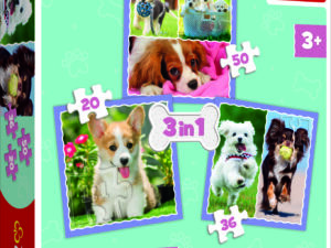 TREFL Puzzle 3 in 1 set Puppies
