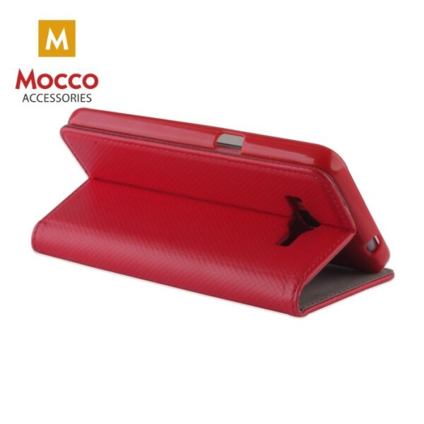Mocco Smart Magnet Book Case For Huawei Y9 (2018) Red - Image 4