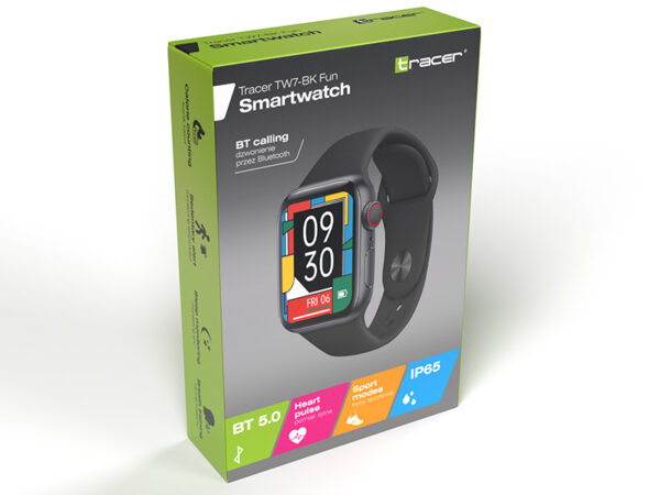 Smartwatch TW7-BK FUN czarny - Image 3