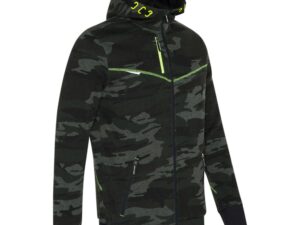 Zipped hoodie North Ways Botta 1509, camouflage/neon, size L