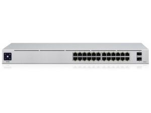 Ubiquiti UniFi Pro 24-Port PoE Managed L2/L3 Gigabit Ethernet (10/100/1000) Power over Ethernet (PoE) 1U Silver