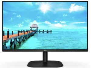AOC 27B2DA 27inch IPS FHD 1920x1080 16:9 250nits 75Hz 1000:1 4ms HDMI1.4 VGA DVI Headphone out Black Cable included