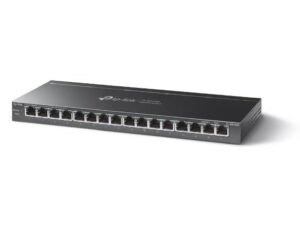 16-PORT GIGABIT POE+ SWITCH/120 W POE POWER STEEL CASE