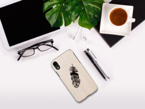 MAN&WOOD SmartPhone case iPhone XR indian black