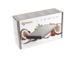 Sbox HDC-2562W 2.5 External HDD Case Coconut White
