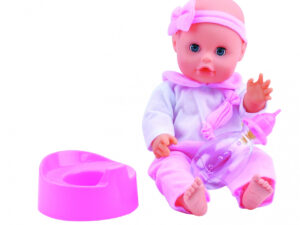 BAMBOLINA doll with drink and wet function, Amore 33cm, BD1807