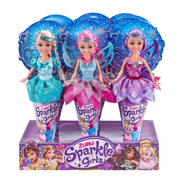 SPARKLE GIRLZ doll Winter Princess in cone, 4 asst., D, 10017BQ1 - Image 8