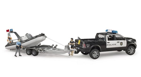 Pojazd Dodge RAM 2500 Policyjny Pikap z łodzią - Image 2