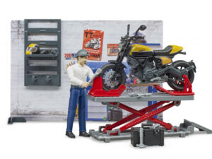 BRUDER motorcycle service with Scrambler Ducati Full Throttle, 62102