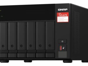 QNAP TVS-675-8G (8core 2,5GHz / 8GB RAM / 6xSATA / 2xM.2 NVMe slot / 2xPCIe / 2x2,5GbE / 1x HDMI 4K)
