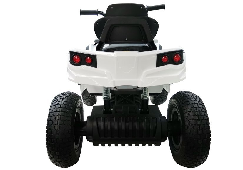 Quad BDM0906 Electric Ride On Vehicle Pumped Wheels - White - Image 3