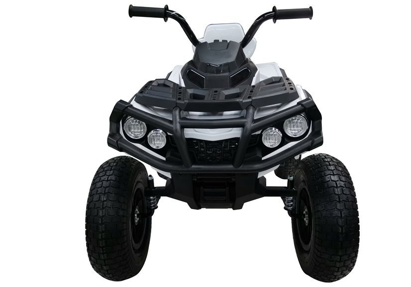 Quad BDM0906 Electric Ride On Vehicle Pumped Wheels - White - Image 4