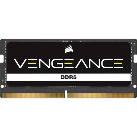 SODIMM Corsair VENGEANCE DDR5 SODIMM 16GB (1x16GB) DDR5 4800 (PC5-38400) C40 1.1V "CMSX16GX5M1A4800C40"