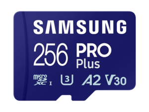 SAMSUNG PRO Plus 256GB microSD UHS-I U3 Full HD 4K UHD 180MB/s Read 130MB/s Write Memory Card Incl. SD-Adapter 2023 "MB-MD256SA/EU" (timbru verde 0.03 lei)