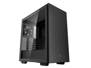 DEEPCOOL skříň CH510 / E-ATX / 120 mm fan / 2xUSB 3.0 / tvrzené sklo / černá