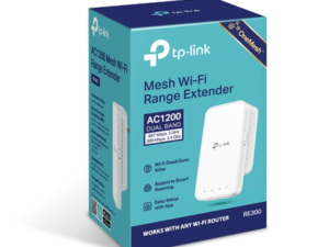 RANGE EXTENDER TP-LINK wireless dual band AC1200, 2.4GHz & 5GHz, "RE300" (timbru verde 0.8 lei)