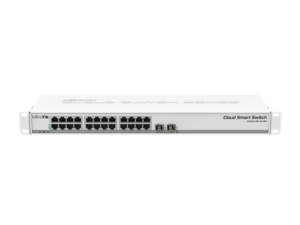 SWITCH MIKROTIK, CSS326-24G-2S+RM, porturi Gigabit x 24, SFP+ x 2, managed, rackabil, carcasa metalica, "CSS326-24G-2S+RM" (timbru verde 2 lei)
