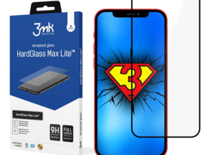 3mk HardGlass Max Lite - Tempered Glass for iPhone 13 / iPhone 13 Pro (Black)