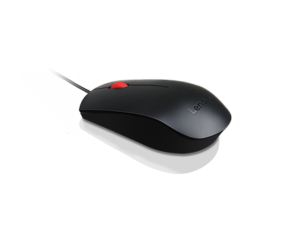 MOUSE LENOVO, PC sau NB, cu fir, USB, optic, 1600 dpi, butoane/scroll 3/1, , negru, "4Y50R20863" (timbru verde 0.18 lei)