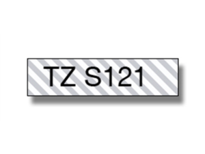 BROTHER TZES121 9 BLACK ON CLEAR STR. AD