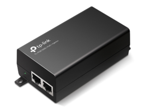 INJECTOR PoE+ TP-LINK 2 porturi Gigabit, compatibil IEEE 802.3af/at 30W maxim 100M, carcasa plastic, "PoE160S" (timbru verde 2 lei)