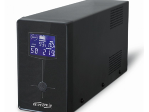 Nepārtrauktās barošanas bloks Energenie UPS With USB and LCD Display 2000 VA Black