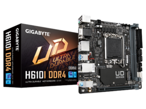 PLACA de BAZA Gigabyte "H610I DDR4", skt LGA 1700, mini ITX, Intel H610, 2 x DDR4, max. 64 GB, 4 x SATA, 1 x M.2, 7.1, "H610I DDR4"