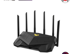 ASUS TUF Gaming AX6000 Dual Band WiFi 6 Gaming Router with dedicated Gaming port Dual 2.5G port AiMesh AiProtection Pro AURA RGB "90IG07X0-MO3C00" (timbru verde 0.8 lei)