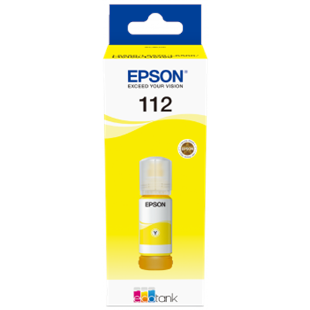 EPSON 112 PIGMENT YELLOW INK BOTTLE
