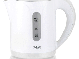Adler | Kettle | AD 1371w | Electric | 850 W | 0.8 L | Stainless steel/Polypropylene | 360° rotational base | White