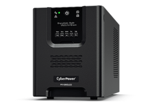 UPS CYBER POWER Line Int. cu Sinusoida Pura,tower,  1500VA/ 1350W,AVR,8xIEC,LCD,1xRBP0023,Backup 4-12 min,incarcare 8h,USB,RS232,GreenP,serie PR "PR1500ELCD" (timbru verde 11 lei)