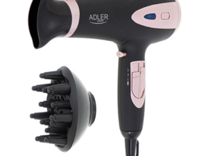 Adler | Hair Dryer | AD 2248b ION | 2200 W | Number of temperature settings 3 | Ionic function | Diffuser nozzle | Black/Pink