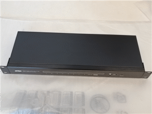 SALE OUT. WITHOUT ORIGINAL PACKAGING, ONLY POWER ADAPTER INCLUDED | Aten | HDMI | 8-Port HDMI Cat 5 Splitter | Warranty 3 month(s) | USED, REFURBISHED, WITOUT ORIGINAL PACKAGING, ONLY POWER ADAPTER INCLUDED