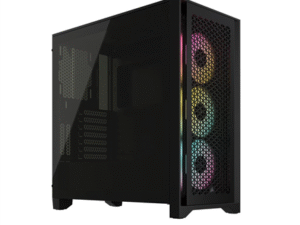 Corsair | Tempered Glass PC Case | iCUE 4000D RGB AIRFLOW | Side window | Black | Mid-Tower | Power supply included No