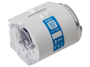 Brother färgetikettrulle 50 mm löpande - 5 meter