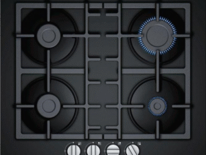 Siemens iQ300 EN6B6PB90 hob Black Built-in 60 cm Gas 4 zone(s)