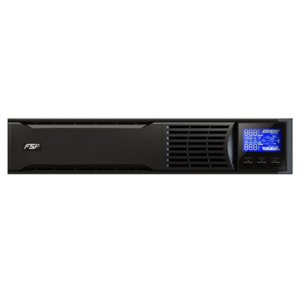 UPS FSP Group Champ Rack 1K, 1000VA, 900W, LCD, 3 Schuko, USB, RS-232