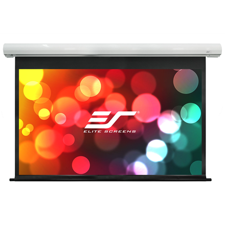 ELITE SCREENS plátno elektrické motorové 92" (233,7cm)/ 16:9/ 114,5×203,7cm/ case bílý/ 24" drop/ MaxWhite FG