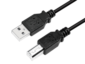 CABLU USB LOGILINK pt. imprimanta, USB 2.0 (T) la USB 2.0 Type-B (T), 2m, negru, "CU0007B" (timbru verde 0.08 lei)