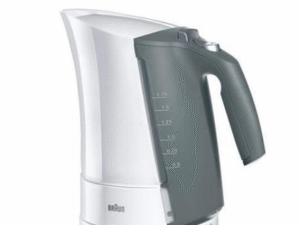 Braun | Kettle | WK500 MultiQuick 5 | Standard | 3000 W | 1.7 L | Plastic | 360° rotational base | White/Grey