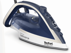 TEFAL Ultragliss Plus tvaika gludeklis, 2800W, zila/balta