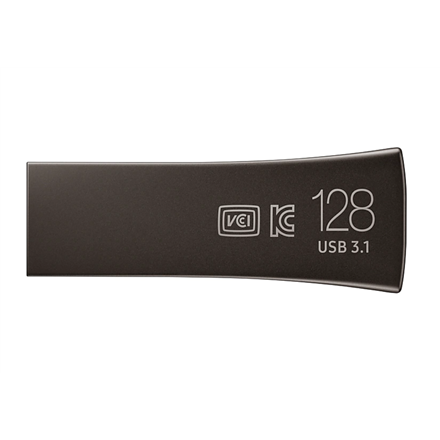 SAMSUNG Bar Plus USB 3.2 128GB / USB 3.2 Gen 1 / USB-A / Kov / Šedá - Image 2