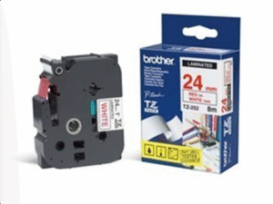 TZE-252 LAMINATED TAPE 24MM 8M