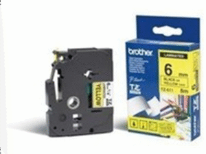 TZE-611 LAMINATED TAPE 6MM 8M