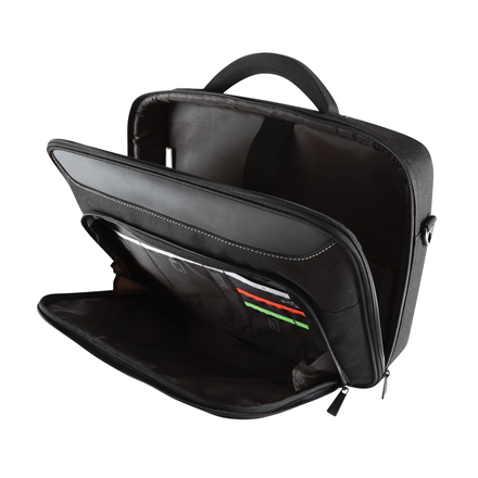 Laptop Bag Targus Clamshell Laptop Bag CN418EU Black/Red, Shoulder strap, Briefcase - Image 2