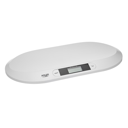 Scales Adler AD 8139 Child Scale AD 8139 Maximum weight (capacity) 20 kg, Accuracy 10 g, White
