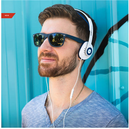 Wireless headphones Koss Headphones KPH30iW On-Ear, Microphone, 3.5 mm, White - Image 2
