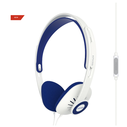 Wireless headphones Koss Headphones KPH30iW On-Ear, Microphone, 3.5 mm, White - Image 3