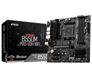 MSI B550M PRO-VDH WIFI ATX MB AM4 DDR4
